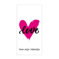 Cadeau kaartjes – Love voor mijn Valentijn - 10x5cm - 20 stuks