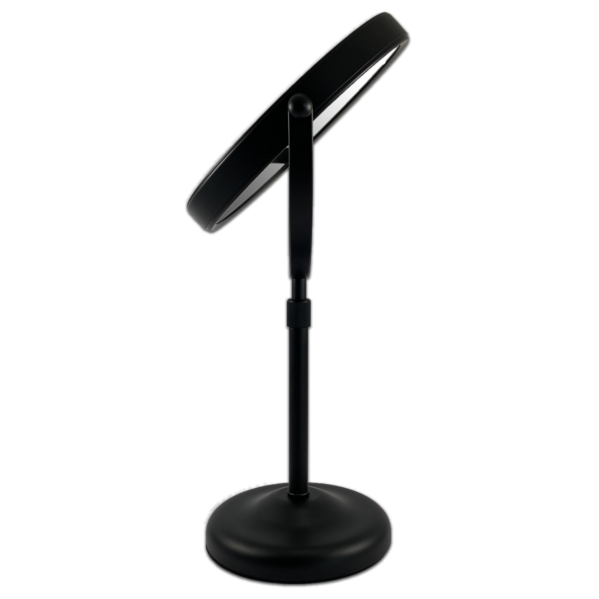 Make-up spiegel zwart verstelbaar Ø20cm/5x vergroting