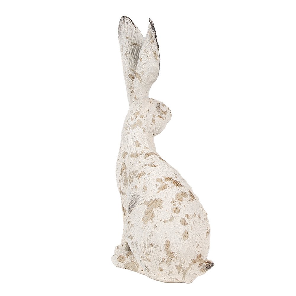 Beeld Konijn 26 cm Beige Polyresin Paasdecoratie
