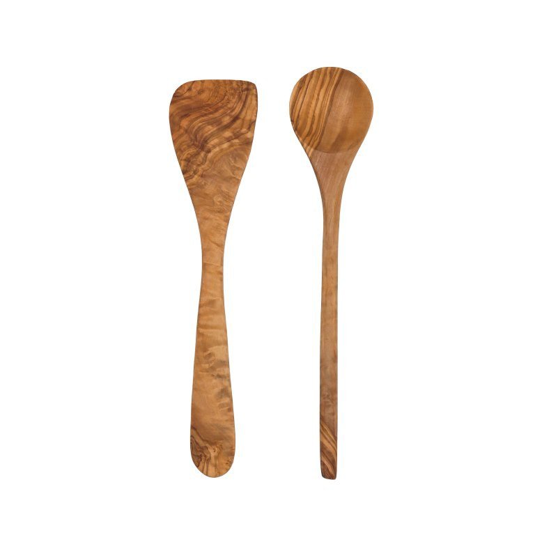 Leeff Olivewood Kitchen Spoons Ollie, set of 2