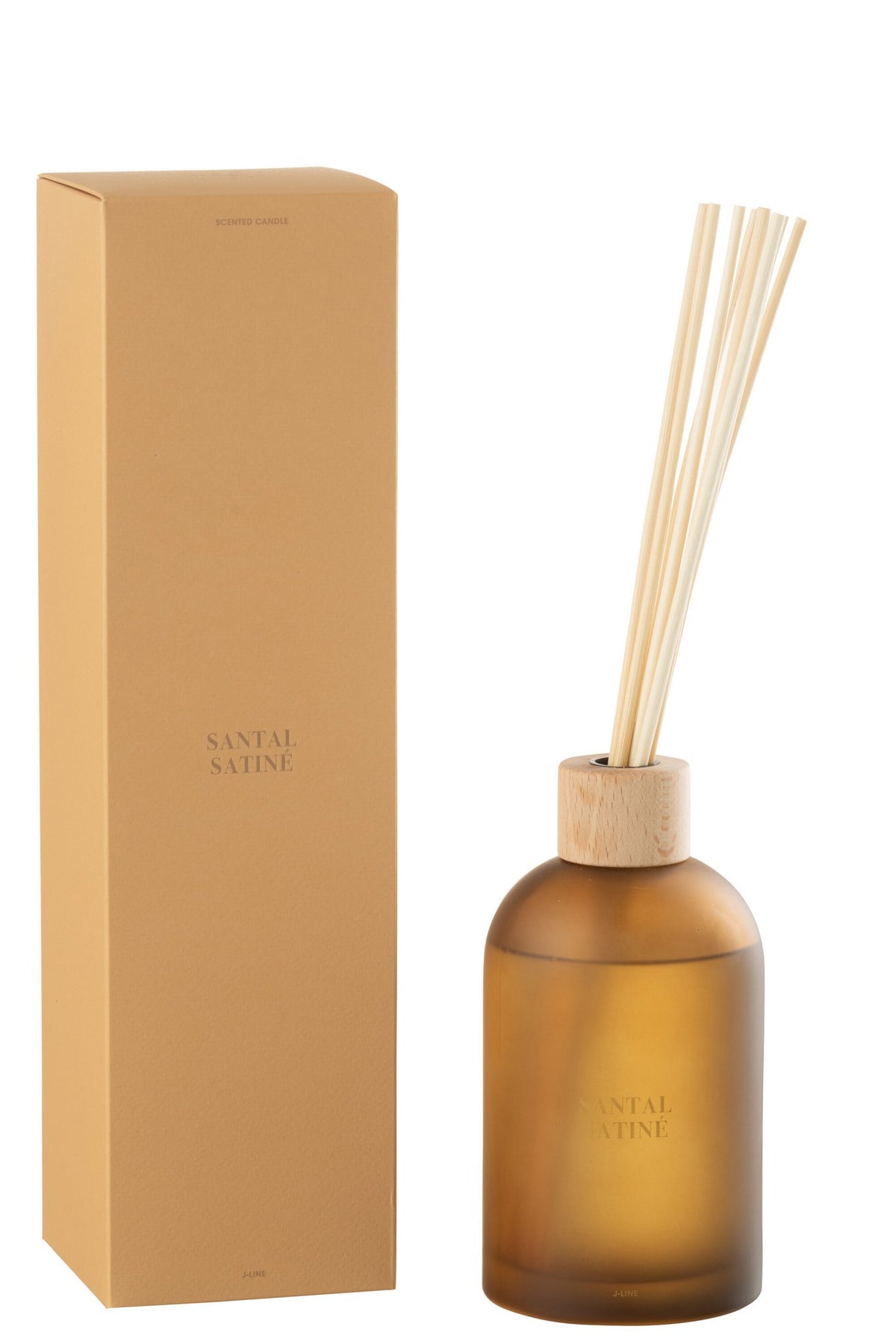 J-Line geurstokjes Accords Essentiels - Satijn Sandelhout - beige - 550 ml
