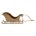 Kersthanger Slee 19x4x5 cm Goudkleurig Metaal