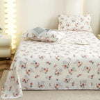 Laken King Size - Cloud Cotton 300 TC - Bloemenmotief (270x250cm)