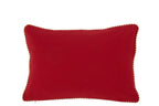J-Line kussen Bonheur - textiel - rood/goud