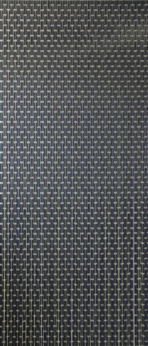 Vliegengordijn Verspringend antraciet 90x210 cm