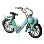 Decoratie Miniatuur Motor 27x9x17 cm Blauw IJzer Miniatuur Auto