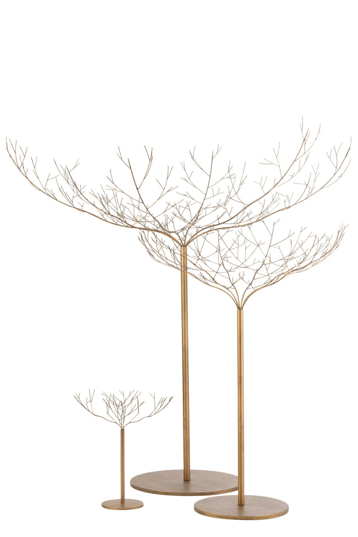 J-Line decoratie Boom - metaal - goud - large