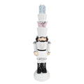 Kerstdecoratie Notenkraker 33 cm Wit Polyresin