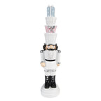 Kerstdecoratie Notenkraker 33 cm Wit Polyresin