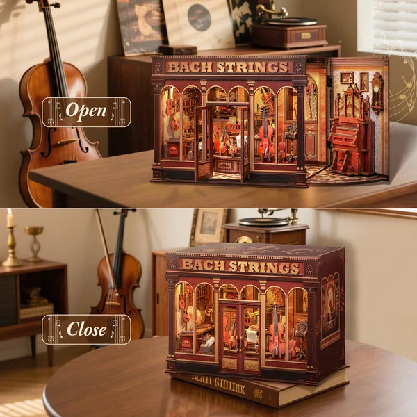 Cutebee, 3D DIY Huisje, Bach String, CWGB404, 21x13x17cm