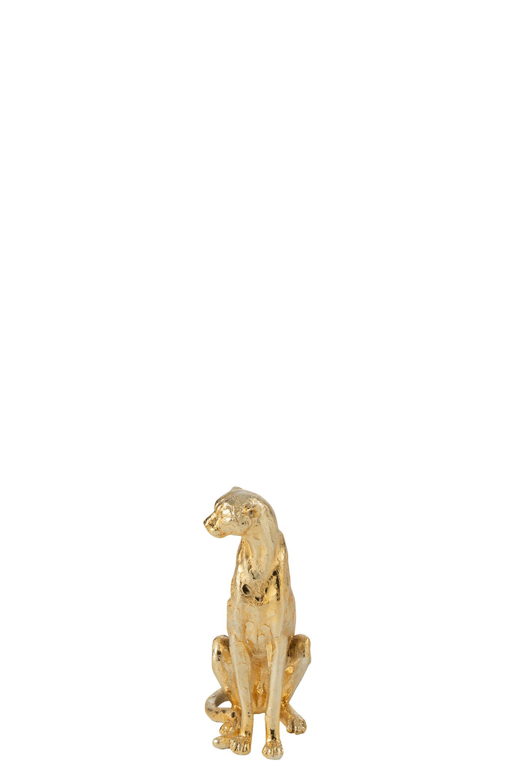 J-Line decoratie Luipaard Staand - polyresin - goud - S