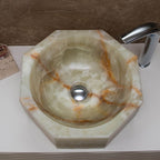 Onyx spoelbak voor badkamermeubel
