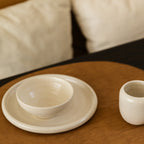 Schaal 16xH6,5cm beige Mochi