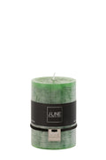 J-Line cilinderkaars - lichtgroen - medium - 39U