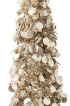 J-Line sprankelende boom - polystyreen - champagne - extra large