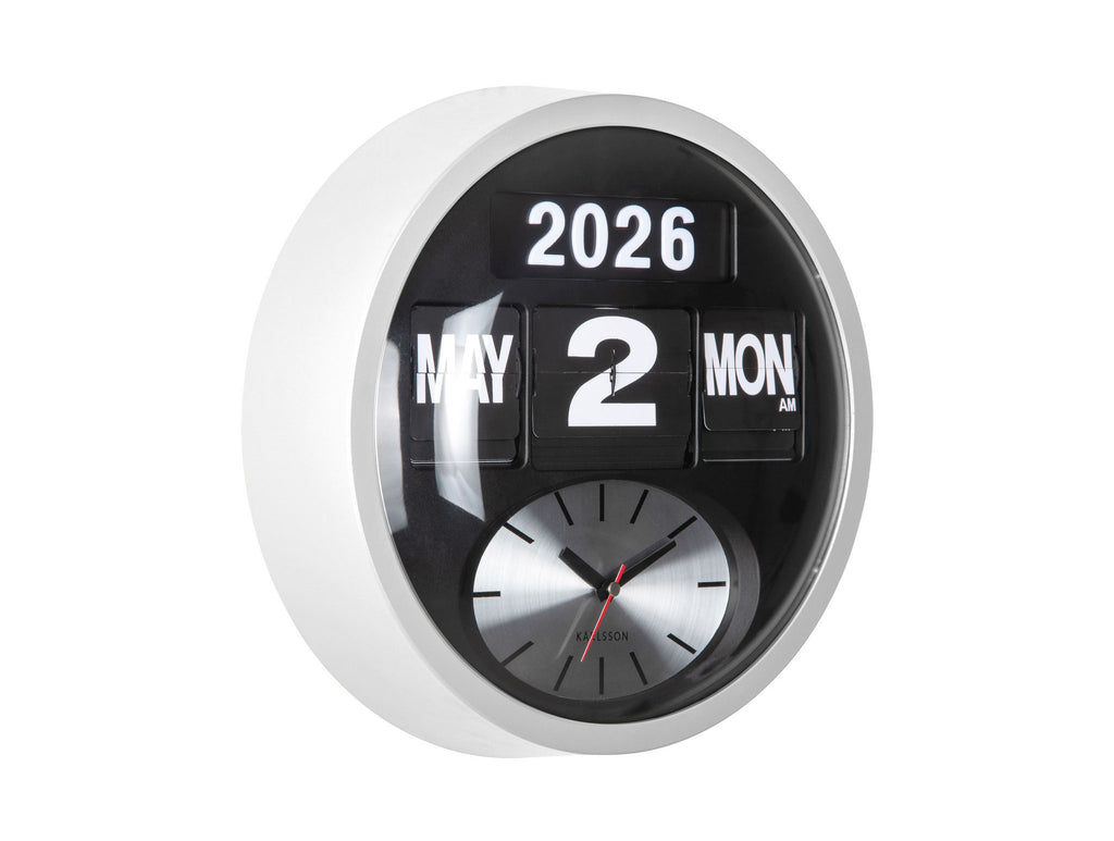Wandklok Ronde Flip