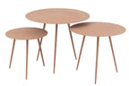 J-Line bijzettafel - ijzer - oud roze