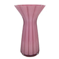 Vaas Ø 14x23 cm Roze Glas
