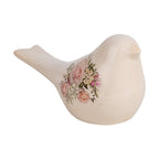 Decoratie Beeld Vogel 25x10x13 cm Beige Keramiek