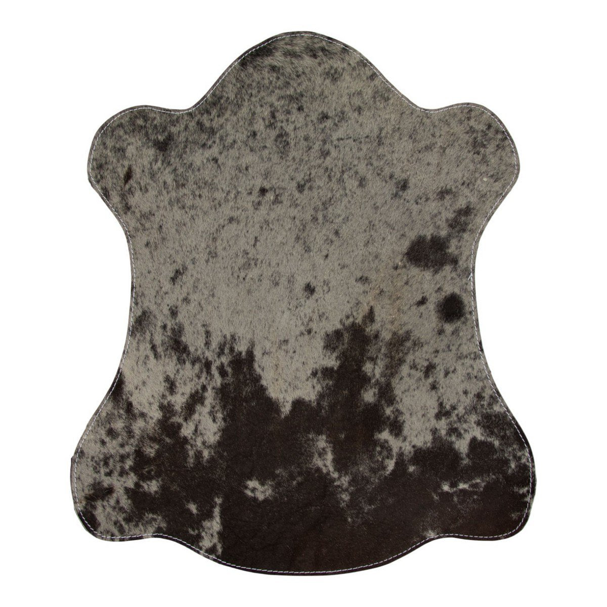 Placemat koevorm zwart/wit 30x48cm