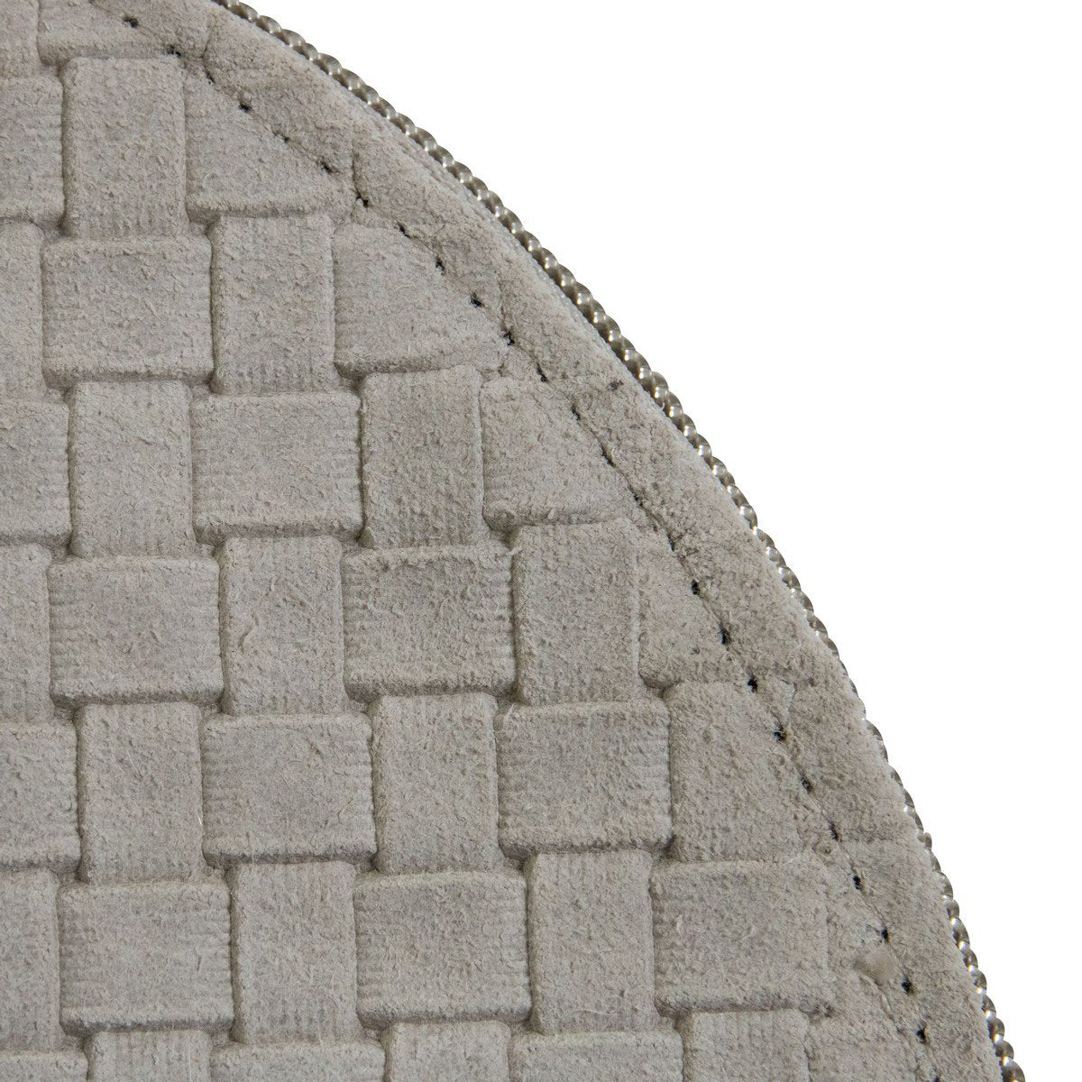 Portemonnee halve maan geweven zand 15cm (bos taurus taurus)