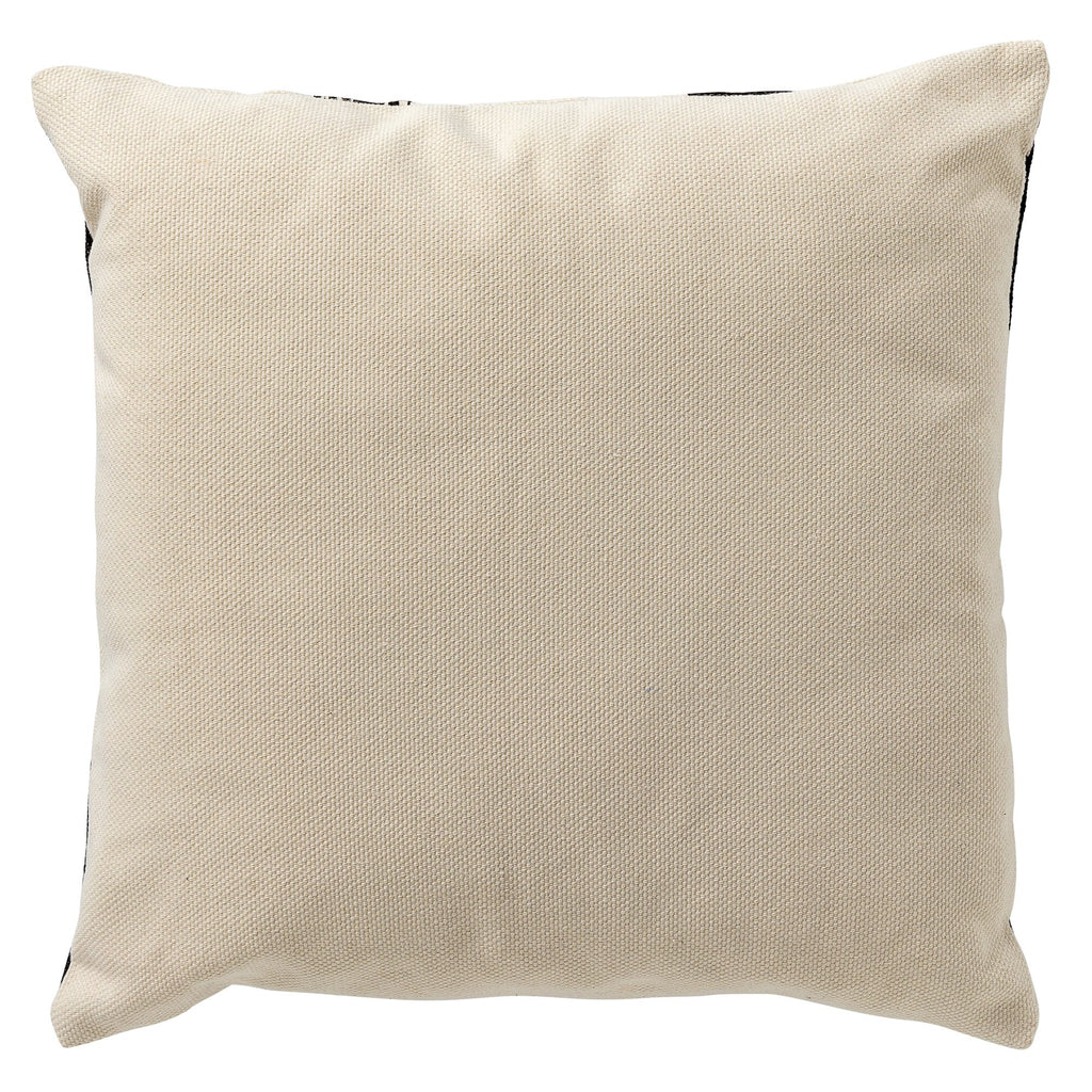 Nederlands decor rico - kussen 45x45 cm raaf - zwart
