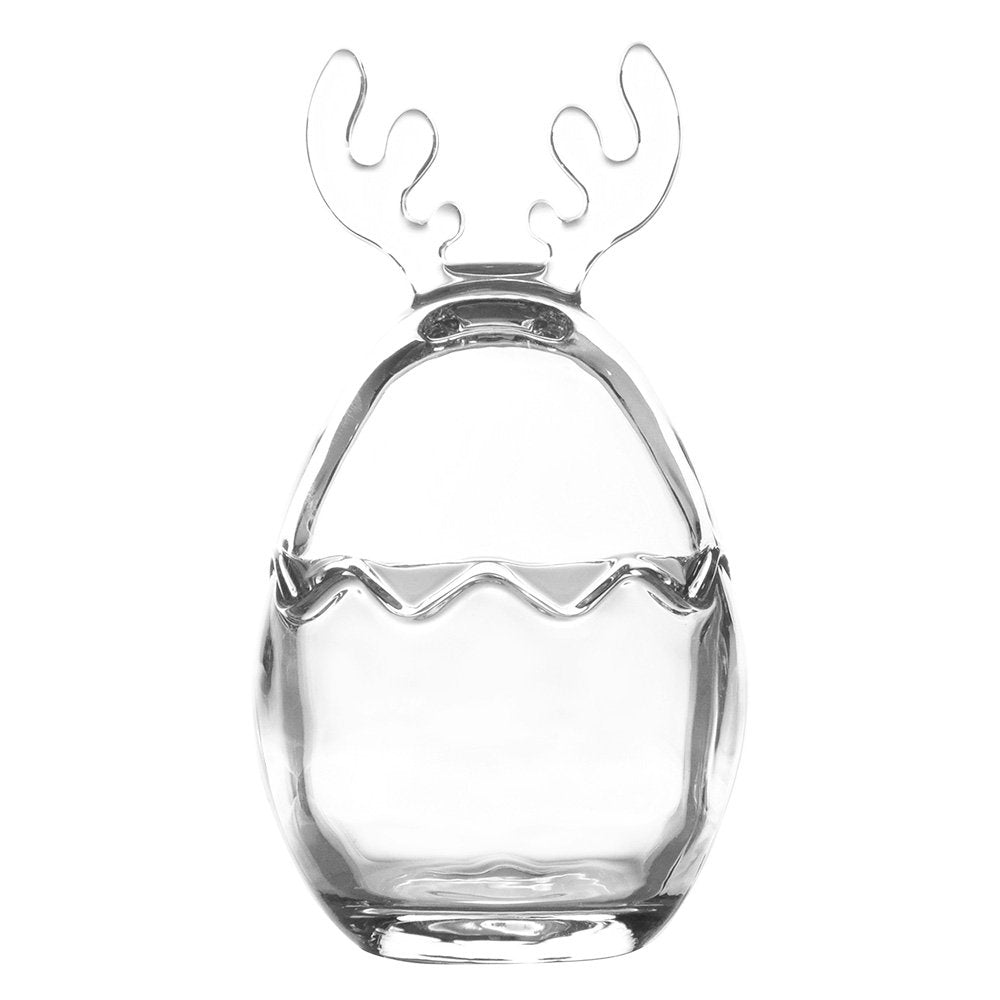 Glazen potje Ø 8x15 cm Transparant Glas Potje