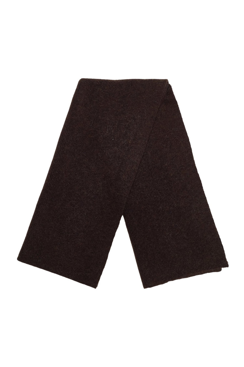 Artemis Beanie & Scarf Wol Set Brown-Ecru