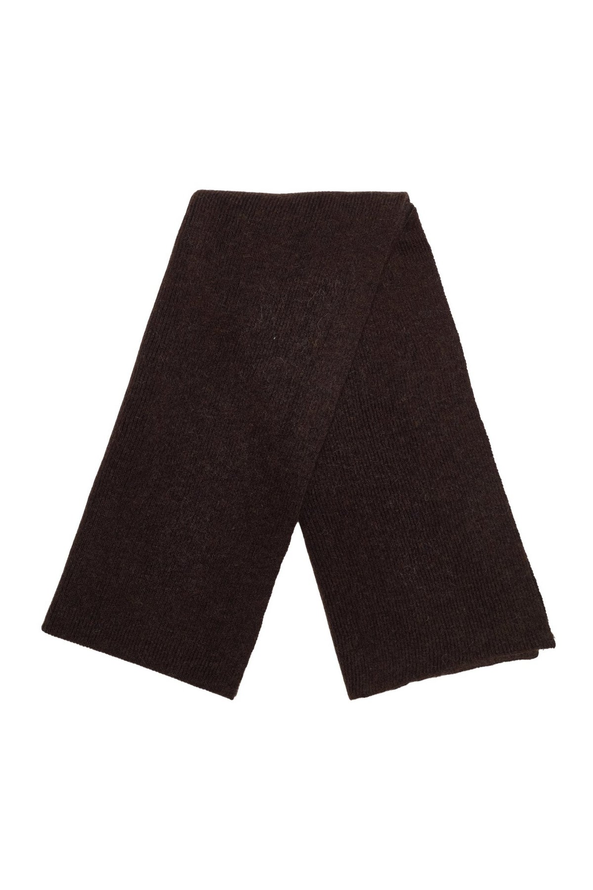 Artemis Beanie & Scarf Wol Set Brown-Ecru