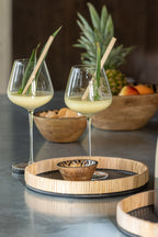 J-Line glas rode wijn Breed - kristalglas - transparant