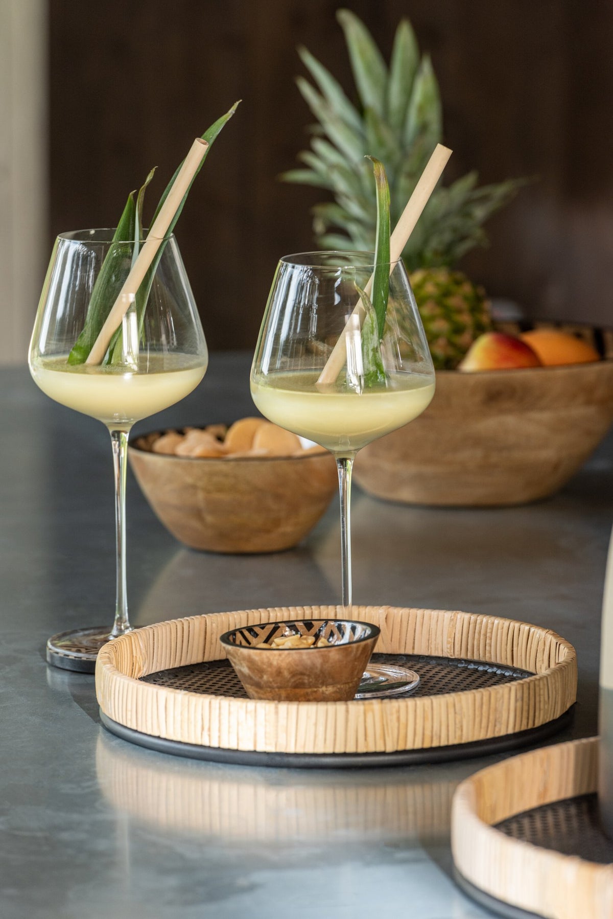 J-Line glas rode wijn Breed - kristalglas - transparant