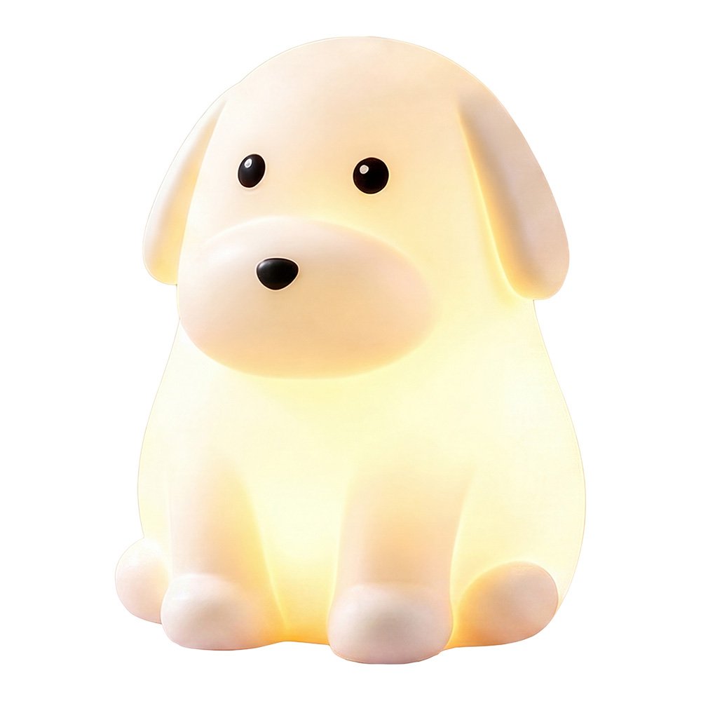 Nachtlampje Hond Wit Kunststof