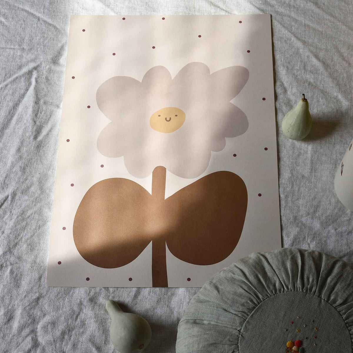 Kinderposter Whoopsie Daisy!, Eco-papier en verpakking