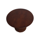 Bullnose bijzettafel bruin 55 cm