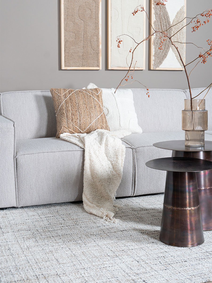 Vloerkleed Cross Beige - 200 x 280 cm