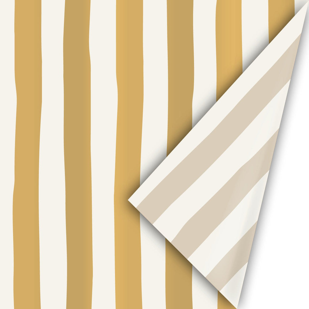Lazy Stripes Xmas - Rollen cadeaupapier - 10 stuks