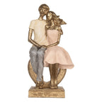 Decoratie Beeld 14x12x28 cm Goudkleurig Kunststof