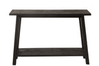 J-Line Console Vierkant Mango Hout Zwart