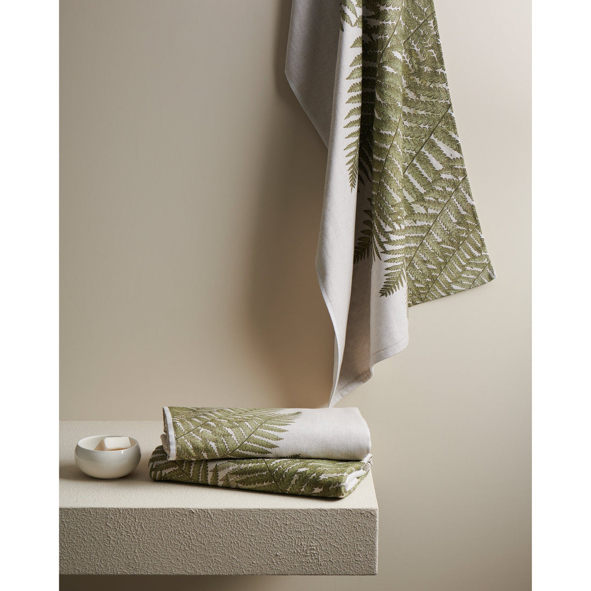 Bamboe Katoenen Handdoek Hammam Terry - Varenprint