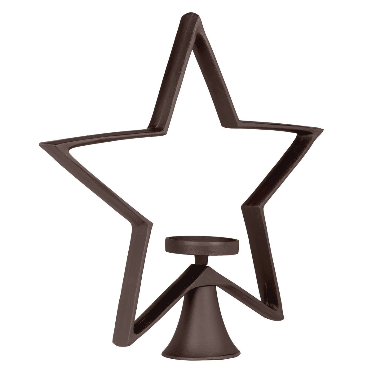 Candlestick Mukayle Brown 41x10x42 cm
