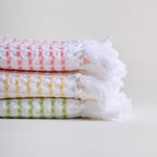 Katoenen wafelhanddoek voor de hand - sneldrogend, absorberend