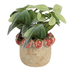 Bloempot Ø 15x12 cm beige terracotta