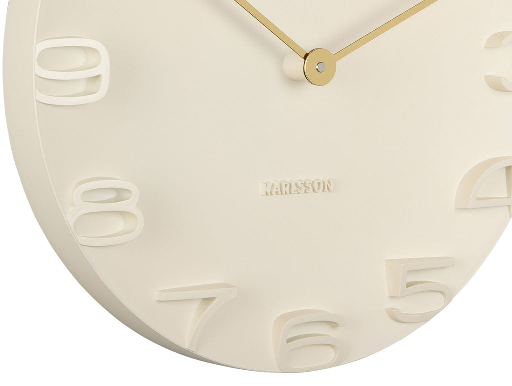 Karlsson wandklok wit Ø 42 cm