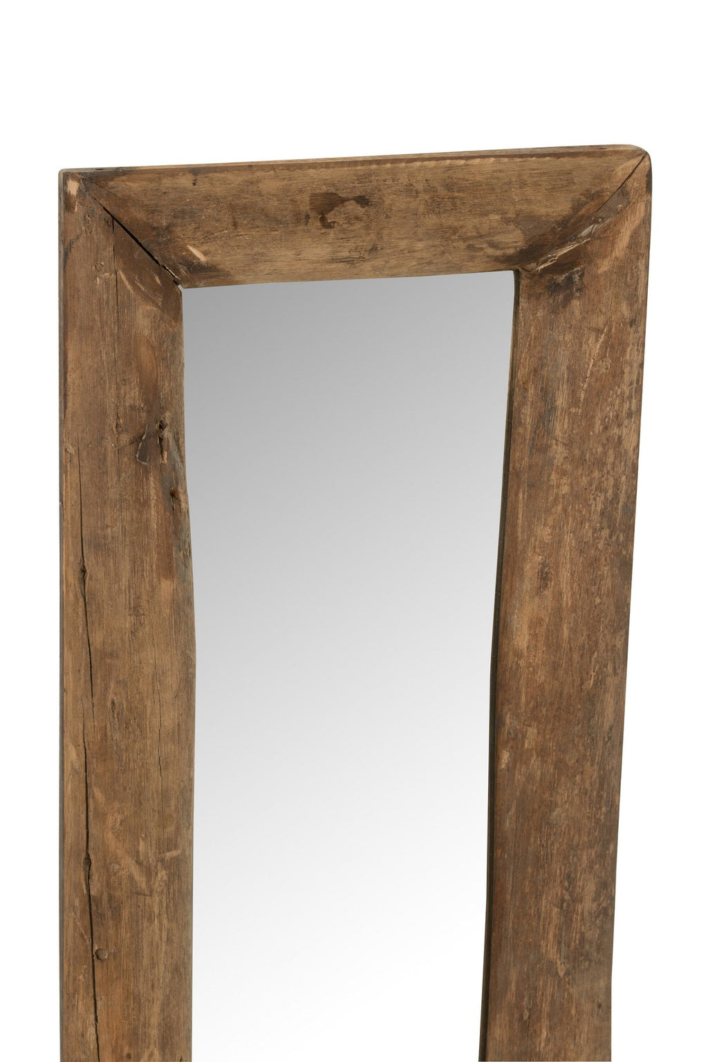 J-Line spiegel Rechthoek - hout - bruin - small - 120 x 24 cm