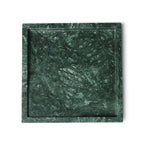 Marmer dienblad tray 30x30cm groen