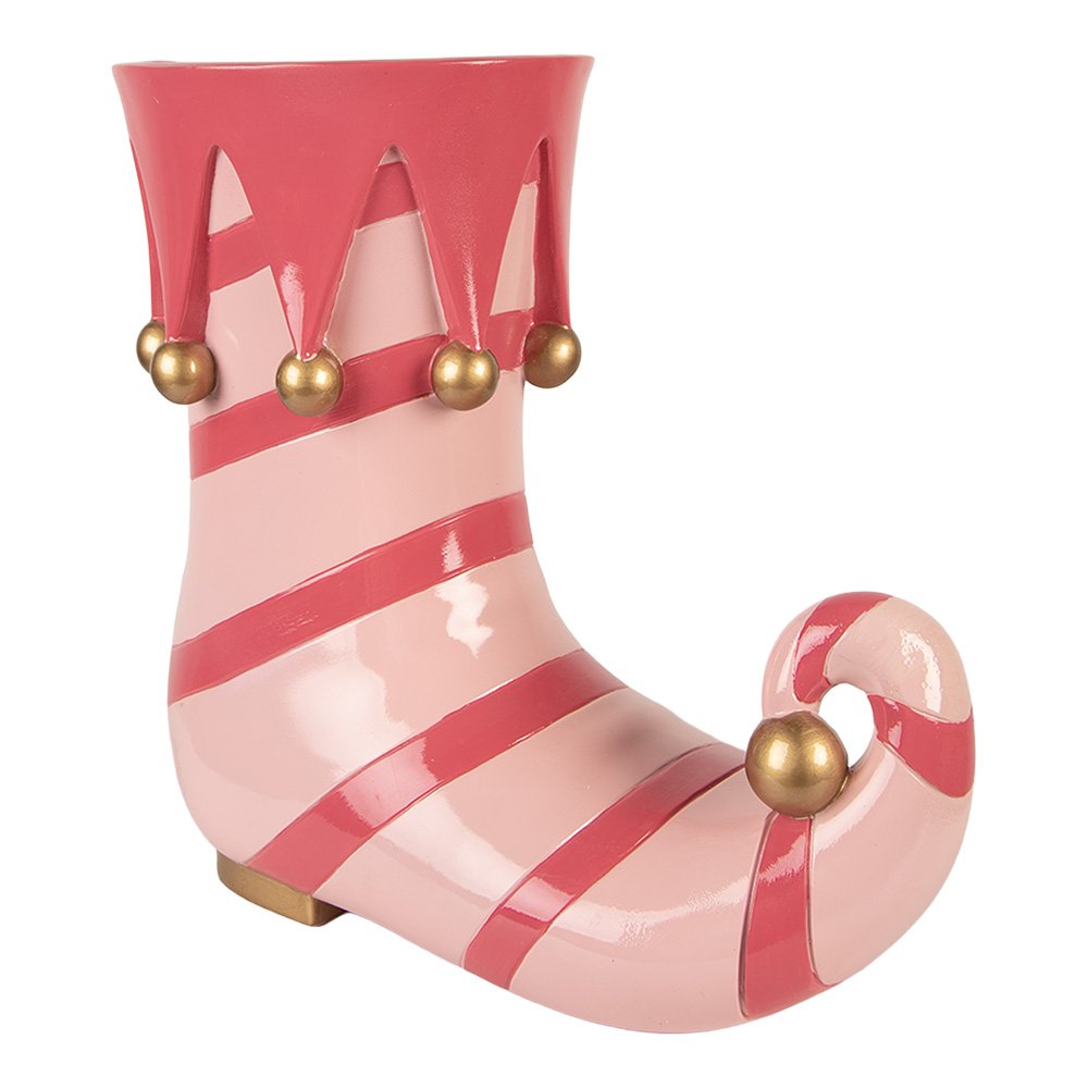 Bloempot Laars 35x17x32 cm Roze Kunststof
