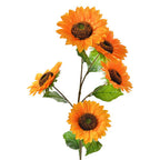 Kunstbloem Zonnebloem 99 cm Geel Kunststof