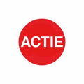 Etiketten Actie Van Voor – 25mm – rood – 500 stuks