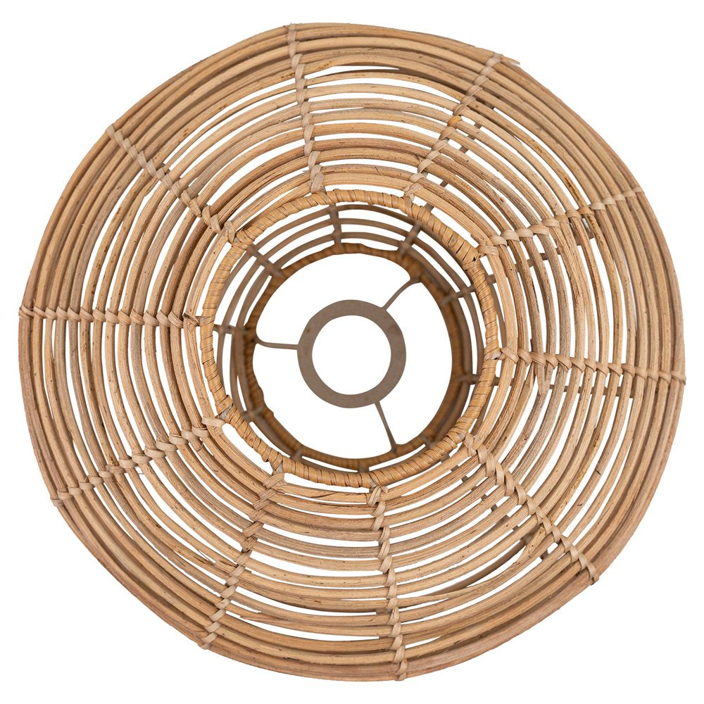 Rotan wandlamp 32cm (incl. elec. snoer)