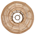 Rotan wandlamp 32cm (incl. elec. snoer)